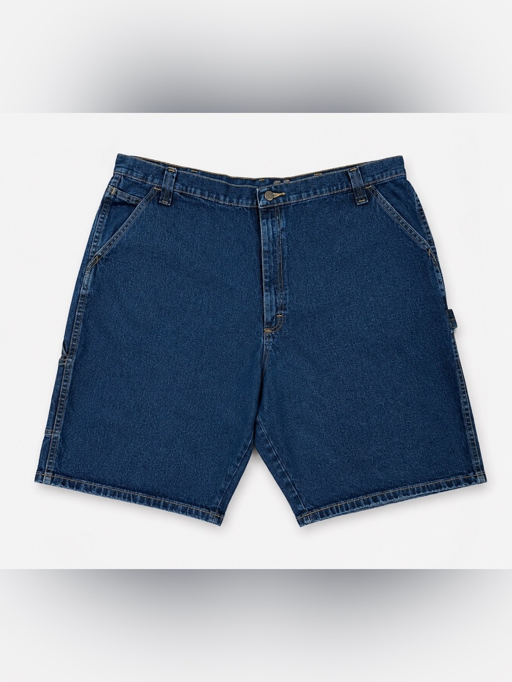 Wrangler Carpenter Denim Shorts Men’s 42 Blue Workwear Utility Relaxed
